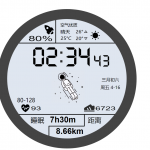 带演示：免费2021最火的华为太空人表盘源码
